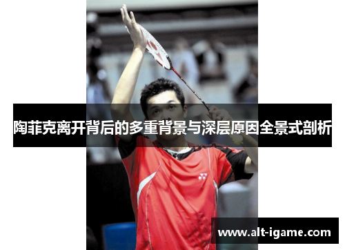 陶菲克离开背后的多重背景与深层原因全景式剖析 陶菲克离开背后的多重背景与深层原因全景式剖析